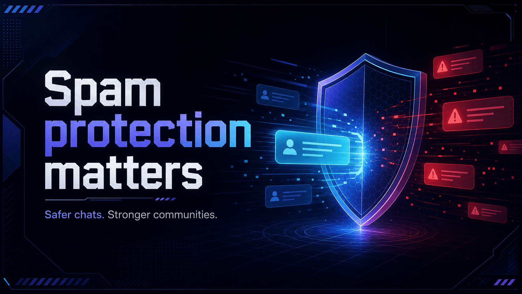Discord spam protection guide for safer and cleaner communities poster